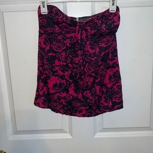 Nollie navy and pink tube top